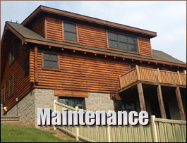 Linwood, North Carolina Log Home Maintenance